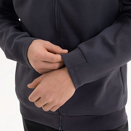 Толстовка на молнии Астин (Astin) антрацит, размер XXL