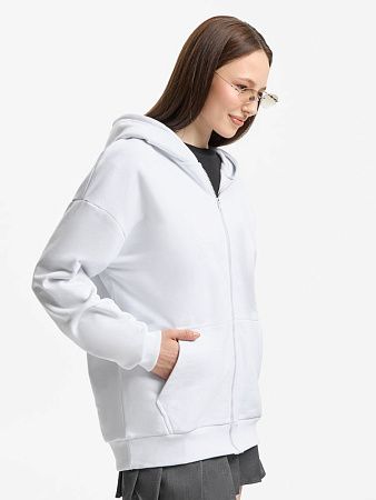 Толстовка унисекс оверсайз Sartoro, белая, размер XL/2XL