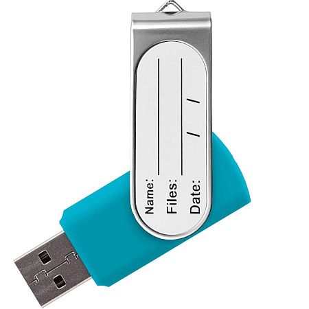 Флешка TWIST STICKER Бирюзовая 4110.16.32ГБ3.0