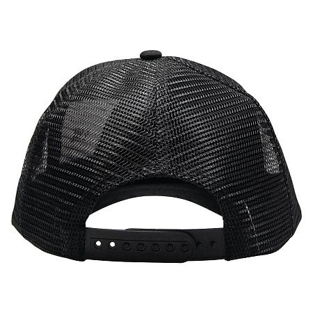 Кепка 5-панельная  Shefild  250 с сеткой, c черным сендвичем, черная