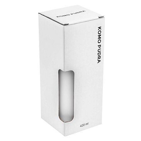 Термокружка KOMO PUDRA 420мл. Белая с белой крышкой 6062.07