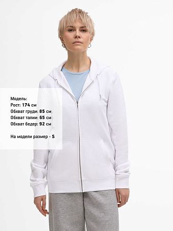 Толстовка унисекс Calipso, белая, размер XS