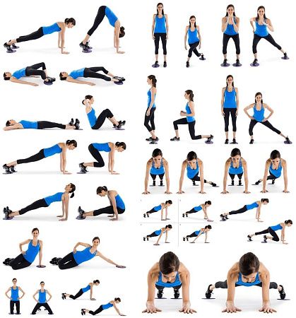 Фитнес-диски Glider