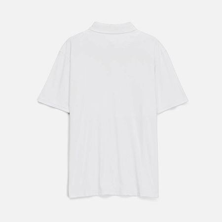 Рубашка поло унисекс Senti, белая, размер S