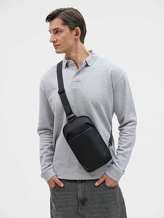 Рюкзак на одно плечо Solnex, черный