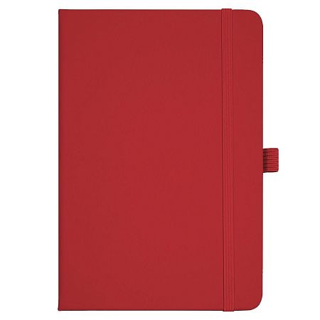 Блокнот Forest  Alfa Polo Soft А5, недатированный, в твердой обложке,  с резинкой и петлей для ручки, красный
