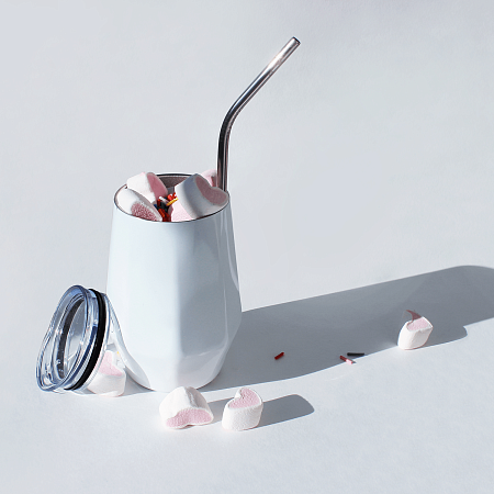 Набор многоразовых трубочек Оnlycofer white