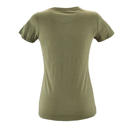 Футболка женская Regent Fit Women, меланж хаки, размер XL