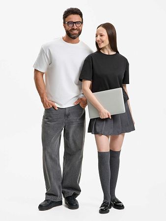 Футболка унисекс Durington, черная, размер XS/S