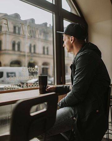 Термостакан Tumbler 350, вакуумный, оранжевый