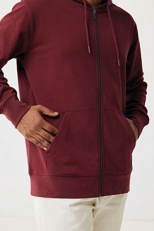 Худи на молнии Iqoniq Abisko из переработанного хлопка, унисекс, 340 г/м²