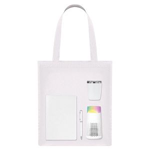 Подарочный набор Велком Пак Гэлакси (Welcome Pack Galaxy), белый  (термокружка, очиститель воздуха, ежедневник, ручка, шоппер)