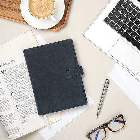 Ежедневник-портфолио Роял (Royal NEO) недатированный в подарочной коробке, синий