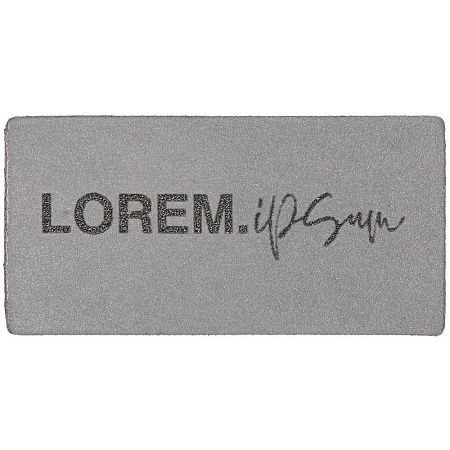 Лейбл светоотражающий Tao, S, серый