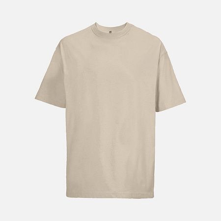 Футболка оверсайз мужская Boxy Men, бежевая (льняная), размер XXL