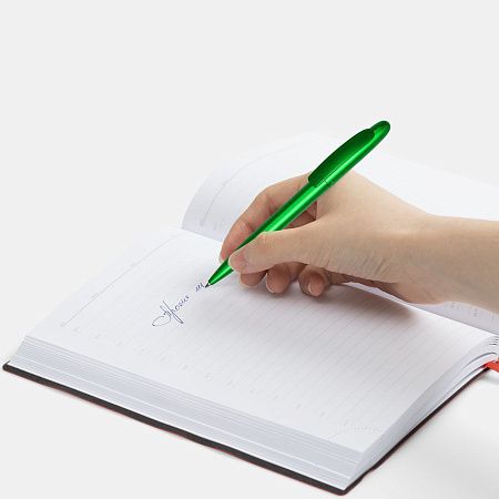 Ручка шариковая Moor Silver, зеленый металлик