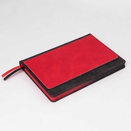 Ежедневник Медио (Medio) с клапаном недатированный, черный