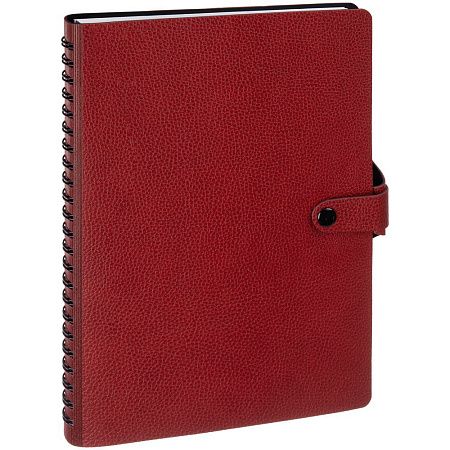 Ежедневник Strep Front на заказ, недатированный, красный