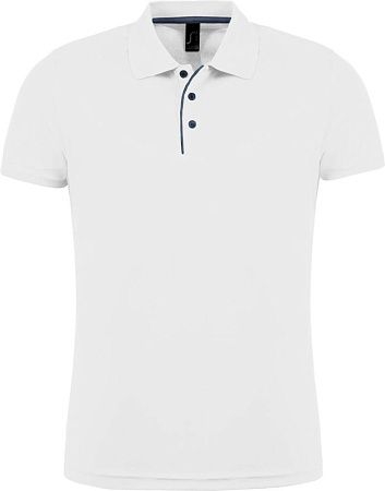 Рубашка поло мужская Performer Men 180 белая, размер L