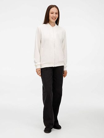 Бомбер унисекс Townie, молочно-белый, размер S