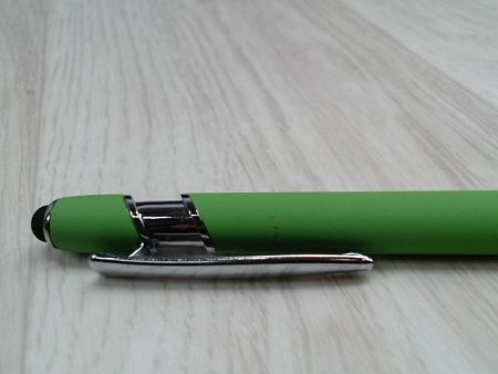 Ручка-стилус металлическая шариковая «Sway» soft-touch