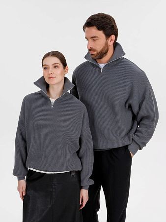 Джемпер Siluetti Birne, серый, размер S/M