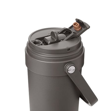 Термокружка вакуумная Соло (Solo), серая