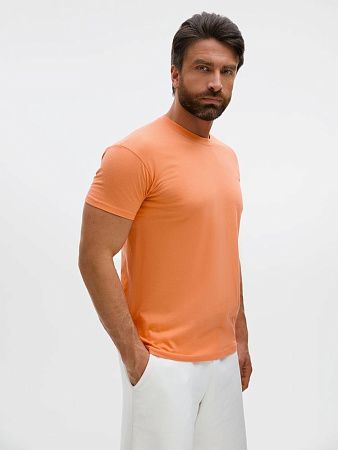 Футболка унисекс Regent 150, оранжевая (абрикосовая), размер S