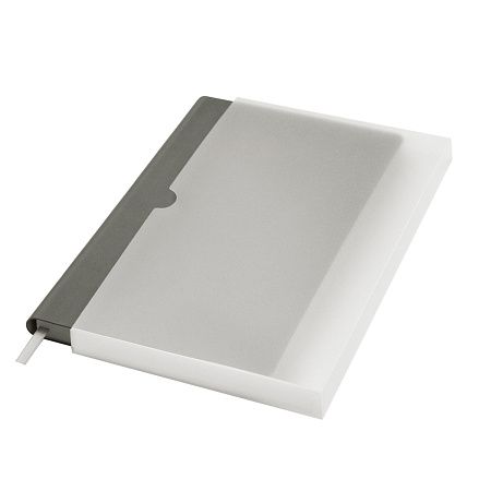 Ежедневник Латте софт-тач (Latte soft touch) недатированный, серый