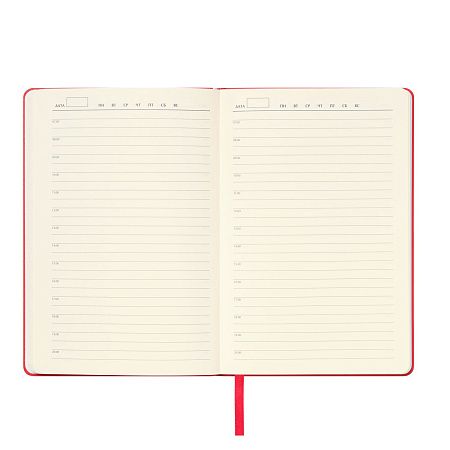 Ежедневник Спарк (Spark) недатированный, красный (без упаковки, без стикера)