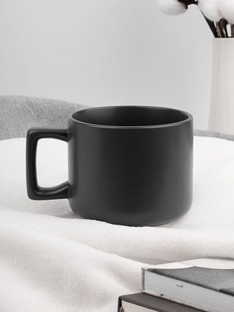 Чашка Jumbo в коробке матовая, темно-серая