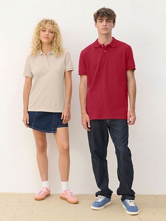 Рубашка поло унисекс Pulse, розовая (candy), размер L