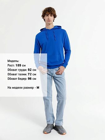 Худи унисекс Westray, синее, размер M