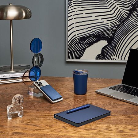 Внешний аккумулятор Атлантис (Atlantis) PD 5000mAh с функцией беспроводной зарядки 15W, синий