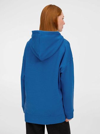 Худи оверсайз унисекс Tolla, синее (джинс), размер XS/S