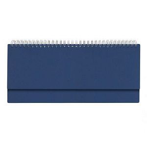 Планинг Alfa Soft 325*130 мм, темно-синий, недатированный, в твердой обложке