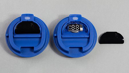 Термостакан "Legend" 390 мл с индикацией температуры, покрытие пудра 