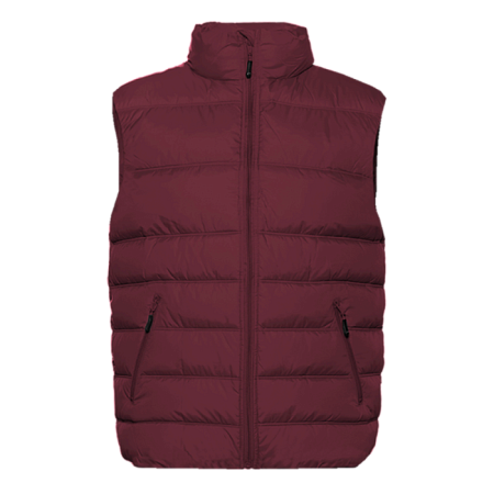 Жилет мужской STAN утепленный таффета 210T,65, 82, Бордовый,  (66)  (46/S)