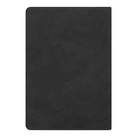 Ежедневник Flexy Tenero Suede A5, черный, недатированный, в гибкой обложке с петлей для ручки