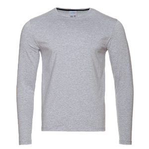 Лонгслив STAN хлопок/эластан 180, 35, Серый меланж,  (50/60)  (56/XXXL)