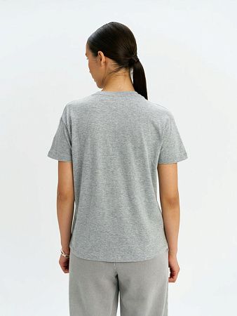 Футболка унисекс Regent 150, серый меланж, размер XXS