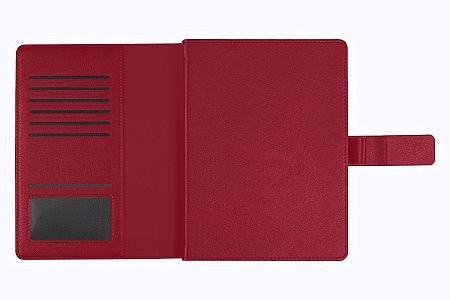 Ежедневник в суперобложке Country Alfa Mocco Business Edition B5, полутвердый, бордовый с золотом