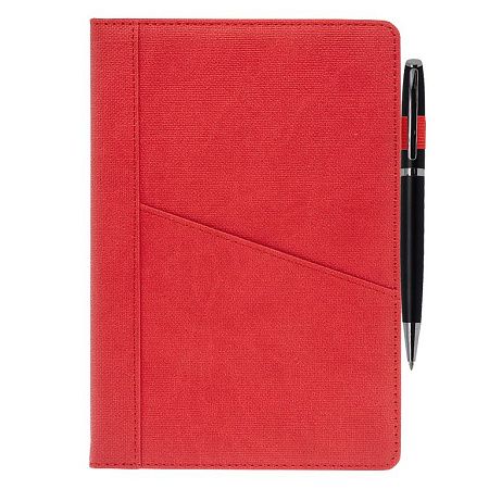 Ежедневник Smart Geneva Ostende А5, темно-синий, недатированный, в твердой обложке с поролоном