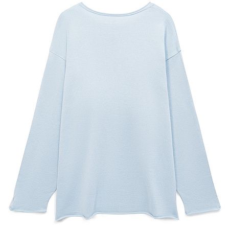 Лонгслив унисекс Siluetti Fuori, светло-голубой, размер L/XL