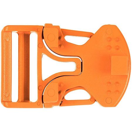 Застежка-пряжка односторонняя Triden, оранжевый неон