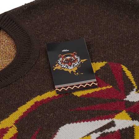 Джемпер Totem Tiger, коричневый, размер XL