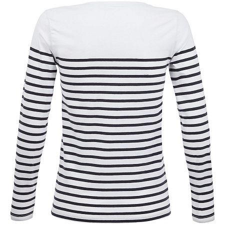 Футболка женская с длинным рукавом Matelot LSL Women, белая с синим, размер S