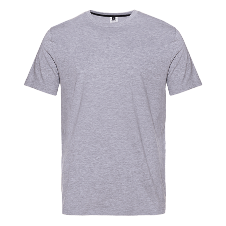 Футболка унисекс без бокового шва STAN хлопок 160, 02, Серый меланж,  (50/60)  (48/M)