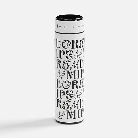 Смарт-бутылка с заменяемой батарейкой Long Therm, белая