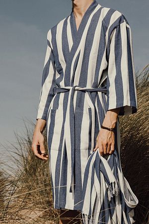 Полотенце для хаммама VINGA Ornos из переработанного хлопка GRS, 80х180 см